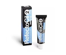Antakių ir blakstienų dažai RefectoCil 15ml - Nr.2 Mėlynai juodi
