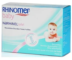 Rhinomer Baby Narhinel Confort nosies aspiratoriaus filtrai, 20 vnt.