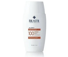 Rilastil Sun System Allergy 100 Ultrafluid Spf50+ veido emulsija apsauganti jautrią odą nuo UVA UVB IR HEV spindulių 50ml