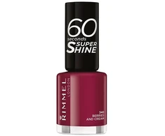 Rimmel London 60 Seconds Super Shine Nail Lacquer 340 Berries And Kreminis