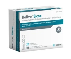 Salvat Relive Sicca sausų akių lašai 30 vnt