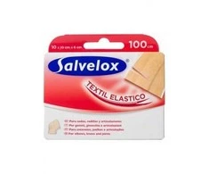 Salvelox pleistras Textil Elastic 12x10cm