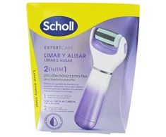 Scholl Velvet Smooth elektroninė pėdų priežiūros sistema su šveičiamąja užpildymo galvute