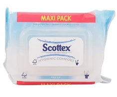Scottex originalus šlapias tualetinis popierius 74 vnt