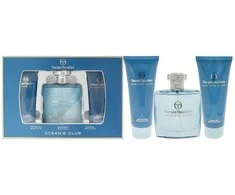 Sergio Tacchini Ocean´s Club rinkinys vyrams (EDT, 100 ml + dušo želė, 100 ml + balzamas po skutimosi, 100 ml)