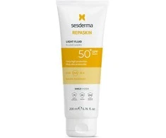 Sesderma Repaskin Light Fluid Spf50+kūno kremas nuo saulės 200ml