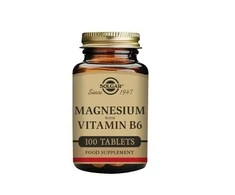 "Solgar" magnis su vitaminu B6 - pakuotė po 100 vnt