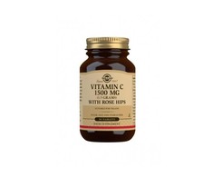 Solgar Vitaminas C 1,5 g 90 tablečių su erškėtuogėmis