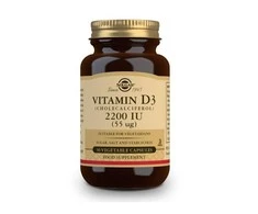 Solgar Vitaminas D3 2200 IU (55 mcg) 50 Kapsulių