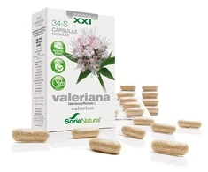Soria 34-S Valeriana 600 Mg 30 Kapsulių Liberacion Prolongad