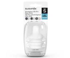 Suavinex Fiziologinis čiulptukas S Srautas Silikonas 2 vienetai