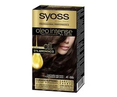 "Syoss Oleo Intense" ilgalaikiai permanentiniai plaukų dažai 4-86 Ledo rudos spalvos