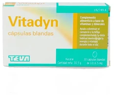 Teva Pharma Teva Vitadyn 30 minkštųjų kapsulių