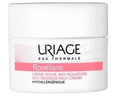 Uriage Roséliane Rich Anti-Redness Kreminis veido kremas sausai, linkusiai raudonuoti odai, 50 ml