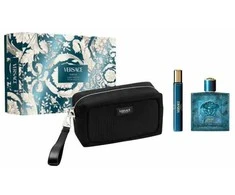 Versace Eros rinkinys vyrams (EDT, 100 ml + EDT, 10 ml + kosmetinė)