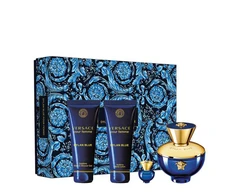 Kvepalų rinkinys moterims Versace Dylan Blue Pour Femme (EDP, 100 ml + EDP, 5 ml + kūno losjonas, 100 ml + dušo želė, 100 ml)
