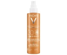 "Vichy Capital Soleil Invisible Fluid Purškiklis Spf30 apsauga nuo saulės veidui ir kūnui atspari vandeniui 200ml