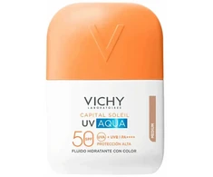 Vichy Capital Soleil UV Aqua drėkinamasis fluidas su tonuotu SPF50+, 50 ml, vidutinio dydžio