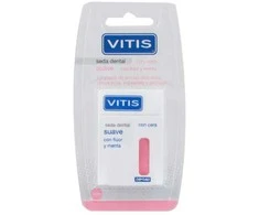 VITIS Seda Minkštas dantų siūlas Fluor and Mint 50m