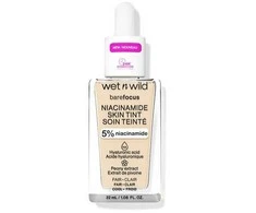 Wet n Wild Bare Focus Niacinamido odos atspalvio makiažas