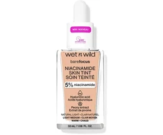 Wet n Wild Bare Focus Niacinamido odos atspalvio makiažas