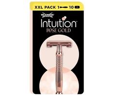 Wilkinson Sword Intuition Double Edge Rose Gold (skustuvas) + 10 peiliukų
