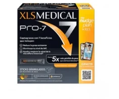 Xls Medical Pro-7 90 Geriamos ananasų skonio lazdelės pertekliniam svoriui mažinti
