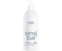 "Ziaja Sensitve" veido ir kūno prausimosi gelis jautriai odai 400ml