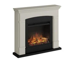 TAGU HELMI LIGHT BEIGE 23" pastatomas elektrinis židinys su apdaila