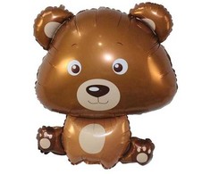 GoDan Teddy Bear folijos balionas didelis 60x55 BF-HMSD 10621