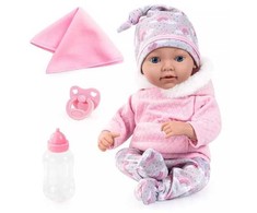 BAYER Lėlė Reborn 38cm+akces.93827AC 18668