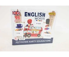 Adamigo English words językowe karty edukacyjne 08056