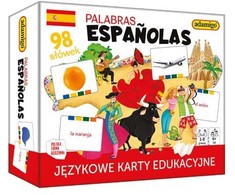 Adamigo Palabras Aspanolas językowe karty edukacyjne 08032