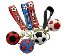 Adar Futbolo raktų pakabukas su pakabuku, 12 vnt./pakuotė, 34770