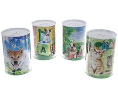 Apvalus metalinis taupyklė Adar Animals 544130