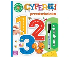 Aksjomat 1, 2, 3 cyferki przedszkol.su pisakiem Piszę..42564