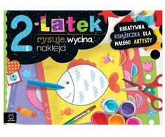 Aksjomat Kūrybinio menininko knyga, skirta dvejų metų vaikams piešti, iškirpti ir įklijuoti KS0848