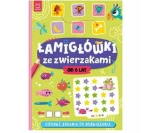 Dėlionė Aksjomat Gyvūnų galvosūkiai Įdomios užduotys vaikams 6+ KS0928