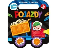 Aksjomat Brum, brum! Pojazdy kolorowanka su naklejkami 38740