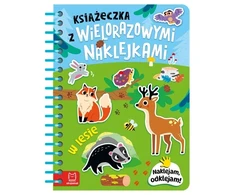 Aksjomat Daugkartinio naudojimo lipdukų knyga „Miške“ 42533