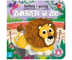 Aksjomat Touch Palieskite ir pajuskite Zoologijos sodo gyvūnų sensorinė knyga KS0908