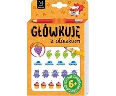 Aksjomat PRINCAS. RAŠAU pieštuku, oranžine spalva.