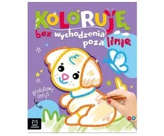 Aksjomat Koloravimo knyga su brokatiniu kontūru - Šuniukas