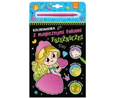 Aksjomat Princesės magiškos folijos spalvinimo knygelė 42359
