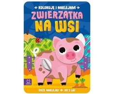 Aksjomat Knyga su lipdukais „Gyvūnai kaime“