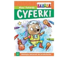 Aksjomat Piszę i koloruję Cyferki Eduk.malow.przedszk.35336
