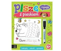 Aksjomat Knyga Mokymuisi Rašyti ir Piešti Su Šuniuku
