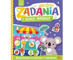 Aksjomat Axiom Lipdukų knyga Vaikams su Protingu Koala 4+ KS1161