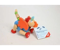 Almarina Maža pėda medinė figūrėlė Merlin Dragon 8 cm