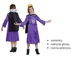 Almarina Disney karnavalinis kostiumas mergaitėms Piktosios Karalienės kostiumas 124-135 cm (7-8 metų)
